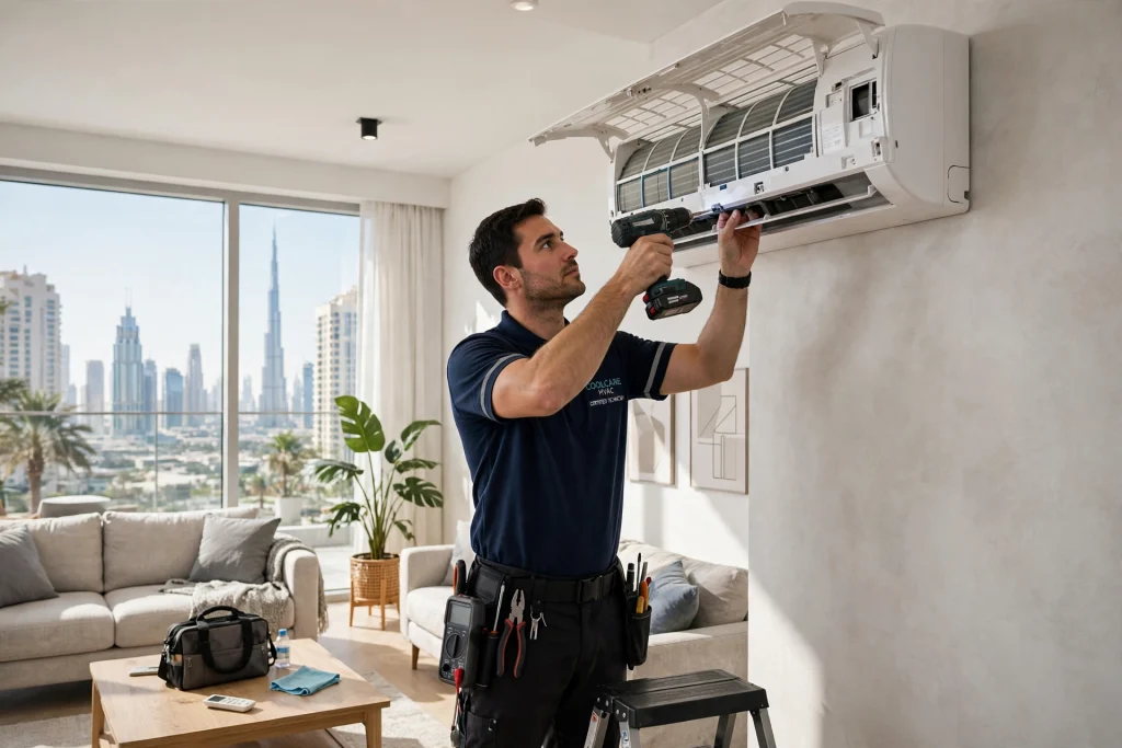 AC repair and servicing technician in Dubai