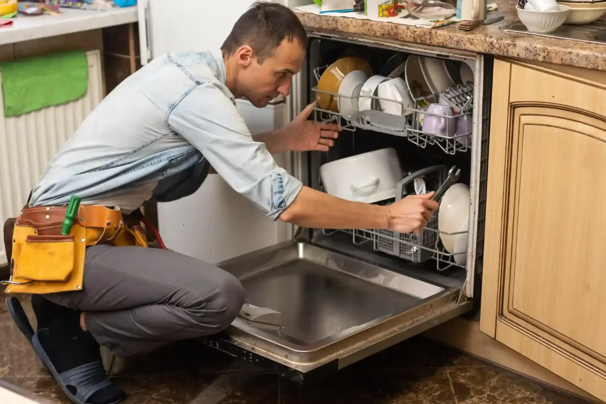 How to Repair Dishwasher Frame Cracks