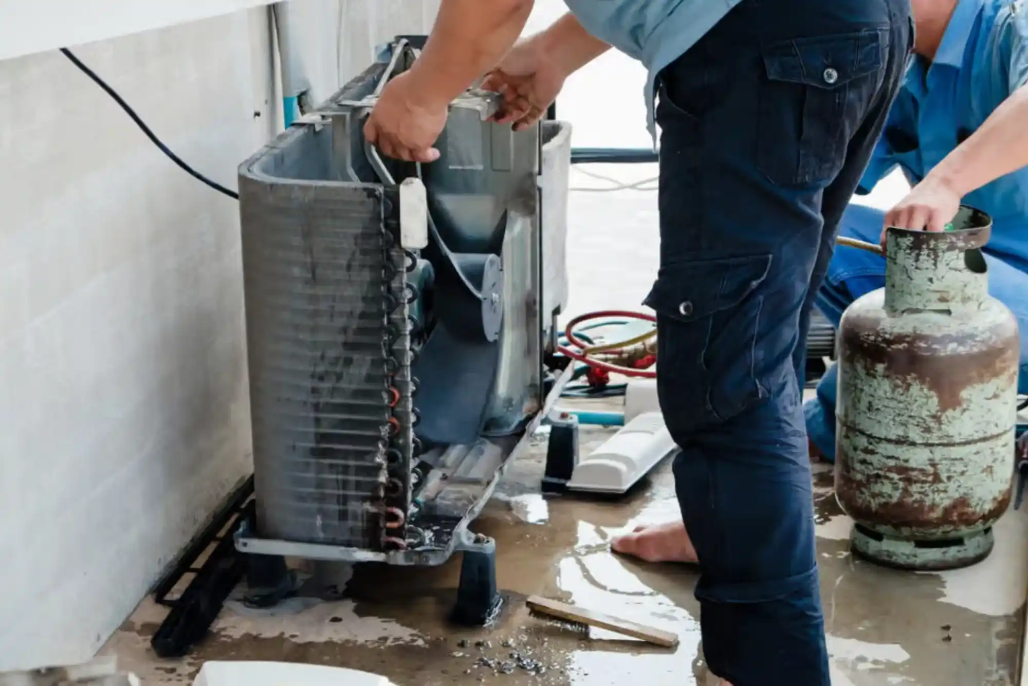 AC Gas Pressure Fixing