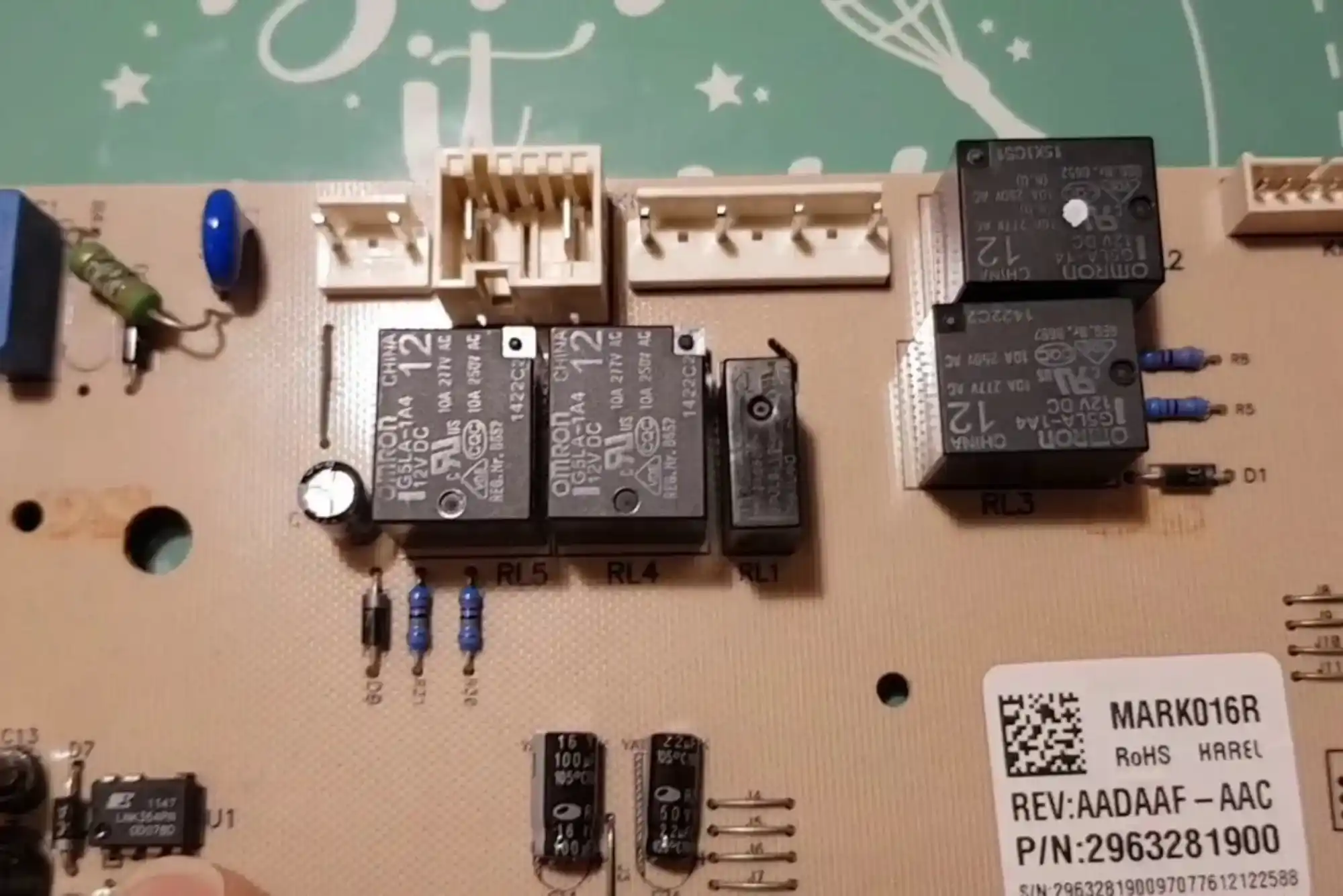 Laundry Dryer Control Module Fixing