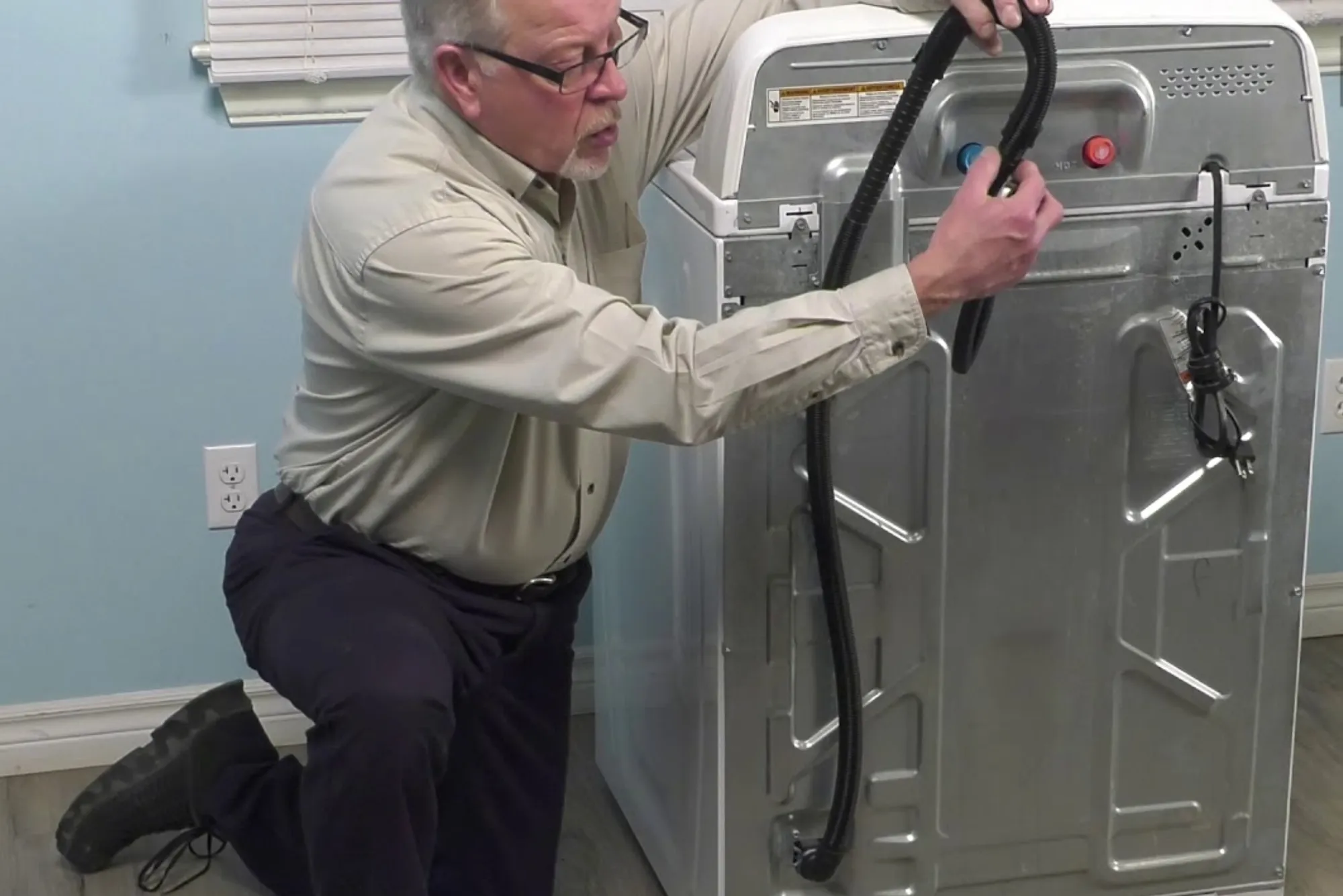 Washer Drain Hose Connection Leak